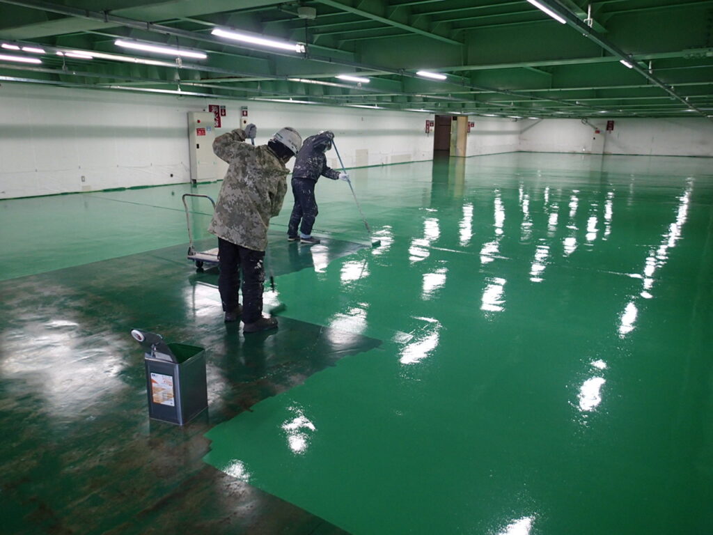 工場塗床工事 施工写真3