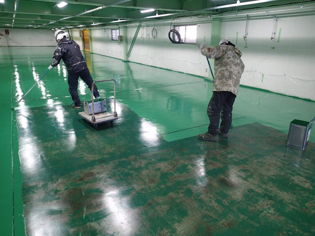 工場塗床工事 施工写真4
